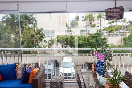 Varanda da Sala de apartamento à venda com 4 quartos, 117m² em Jurubatuba, São Paulo