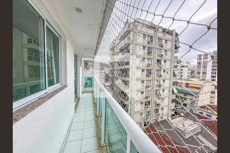 Sacada/Sala de apartamento para alugar com 2 quartos, 62m² em Botafogo, Rio de Janeiro