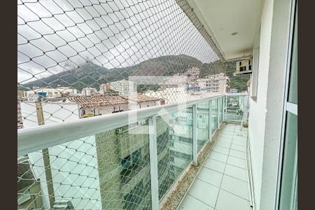 Sacada/Sala de apartamento para alugar com 2 quartos, 62m² em Botafogo, Rio de Janeiro