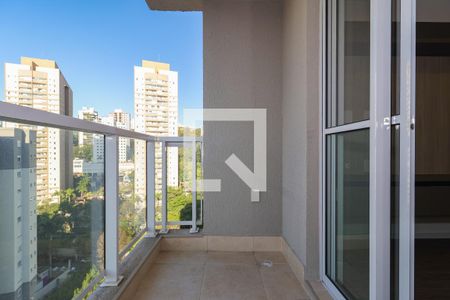 Varanda da Sala de apartamento para alugar com 1 quarto, 41m² em Vila Andrade, São Paulo