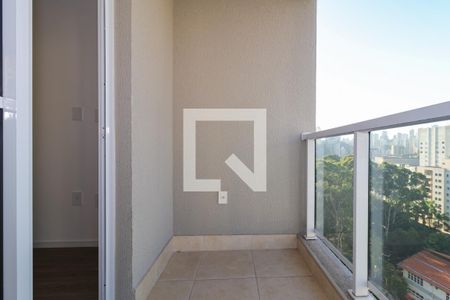 Varanda da Sala de apartamento para alugar com 1 quarto, 41m² em Vila Andrade, São Paulo