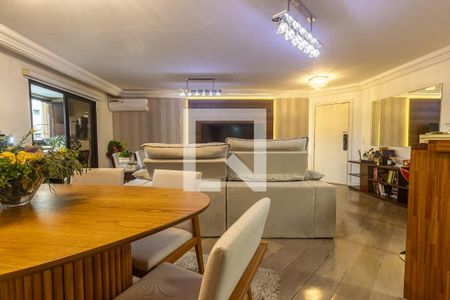 Sala de apartamento à venda com 3 quartos, 122m² em Indianópolis, São Paulo