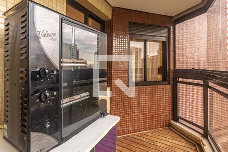 Varanda gourmet de apartamento à venda com 3 quartos, 122m² em Indianópolis, São Paulo