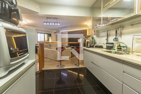 Cozinha de apartamento à venda com 3 quartos, 122m² em Indianópolis, São Paulo