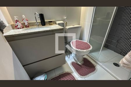 Banheiro Social de apartamento à venda com 2 quartos, 64m² em Recreio dos Bandeirantes, Rio de Janeiro