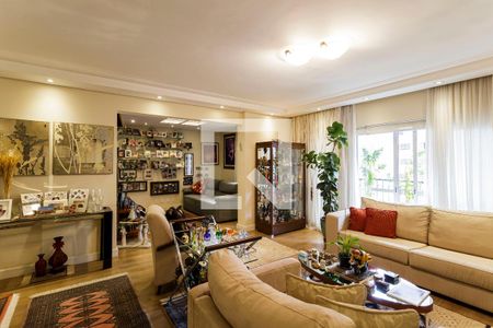 Sala de apartamento à venda com 3 quartos, 163m² em Indianópolis, São Paulo