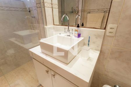 Banheiro da Suíte 1 de apartamento à venda com 4 quartos, 163m² em Indianópolis, São Paulo