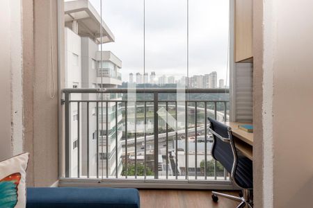 Varanda de apartamento à venda com 1 quarto, 27m² em Jardim Caravelas, São Paulo