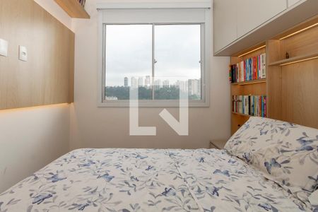 Quarto de apartamento à venda com 1 quarto, 27m² em Jardim Caravelas, São Paulo