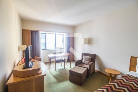 Sala de apartamento à venda com 1 quarto, 40m² em Alphaville Industrial, Barueri