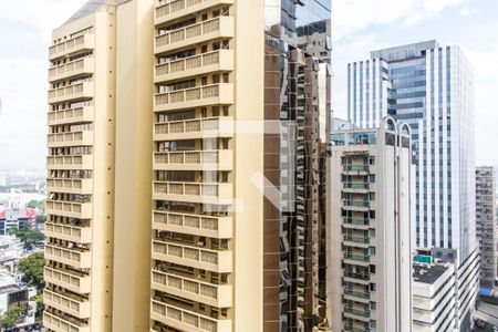 Vista da Sala de apartamento à venda com 1 quarto, 40m² em Alphaville Industrial, Barueri