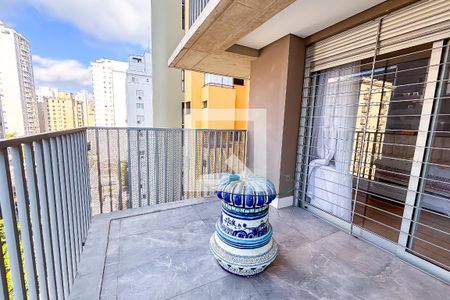 Varanda da Sala de apartamento à venda com 2 quartos, 94m² em Cerqueira César, São Paulo