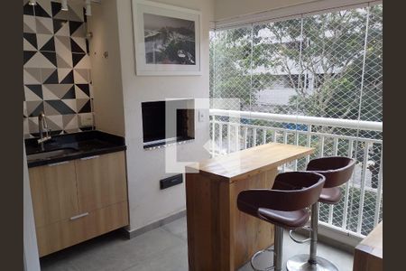 Sacada de apartamento à venda com 3 quartos, 123m² em Vila Congonhas, São Paulo