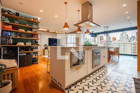 Sala/Cozinha de apartamento à venda com 1 quarto, 85m² em Pinheiros, São Paulo