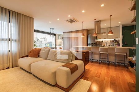 Sala de apartamento à venda com 1 quarto, 85m² em Pinheiros, São Paulo