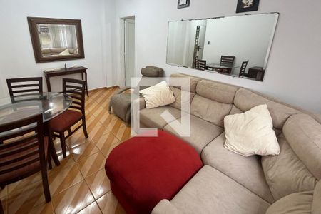 Sala de apartamento para alugar com 2 quartos, 90m² em Embaré, Santos