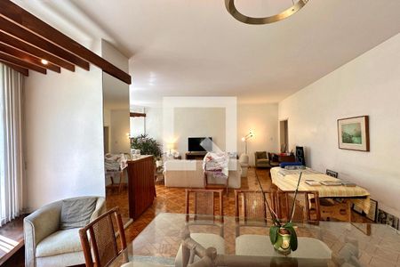 Sala jantar de apartamento à venda com 4 quartos, 210m² em Copacabana, Rio de Janeiro