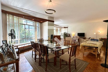 Sala jantar de apartamento à venda com 4 quartos, 210m² em Copacabana, Rio de Janeiro