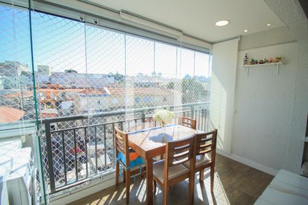 Varanda da Sala de apartamento para alugar com 2 quartos, 45m² em Jardim Analia Franco, São Paulo