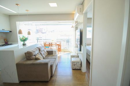 Sala de apartamento para alugar com 2 quartos, 45m² em Jardim Analia Franco, São Paulo