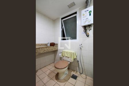 Banheiro social de apartamento para alugar com 1 quarto, 50m² em Barra da Tijuca, Rio de Janeiro