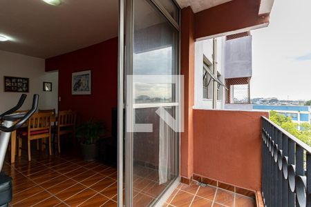 Varanda da Sala de apartamento à venda com 2 quartos, 52m² em Parque Bristol, São Paulo