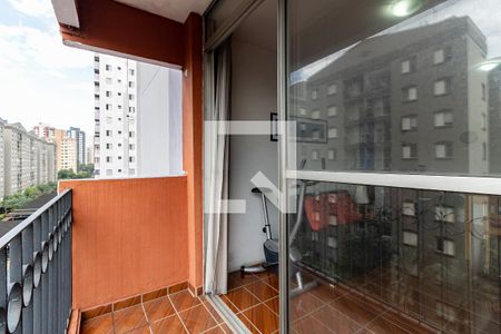 Varanda da Sala de apartamento à venda com 2 quartos, 52m² em Parque Bristol, São Paulo