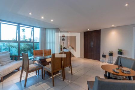 Sala de apartamento à venda com 4 quartos, 221m² em Luxemburgo, Belo Horizonte