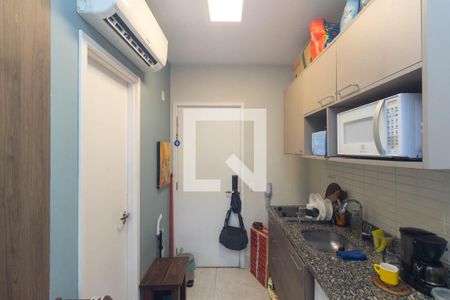 Cozinha de kitnet/studio à venda com 1 quarto, 25m² em Centro Histórico de São Paulo, São Paulo