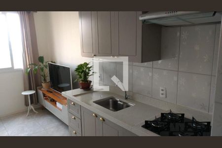 Cozinha de apartamento à venda com 1 quarto, 25m² em Mooca, São Paulo