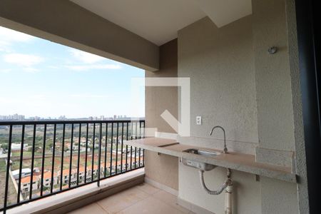 Varanda da Sala de apartamento para alugar com 2 quartos, 65m² em Parque Ribeirao Preto, Ribeirão Preto