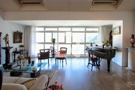 Sala de apartamento à venda com 6 quartos, 430m² em São Conrado, Rio de Janeiro