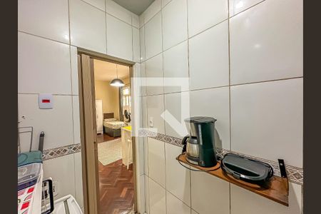 Cozinha de apartamento para alugar com 1 quarto, 32m² em Lapa, Rio de Janeiro