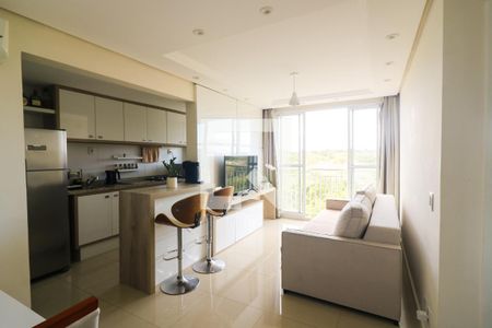 Sala de apartamento à venda com 2 quartos, 58m² em Vila Nova, Porto Alegre