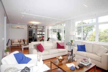 Sala de Estar de apartamento à venda com 3 quartos, 155m² em Farroupilha, Porto Alegre