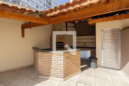 Área Comum - Churrasqueira de casa de condomínio à venda com 2 quartos, 71m² em Vila Carmosina, São Paulo