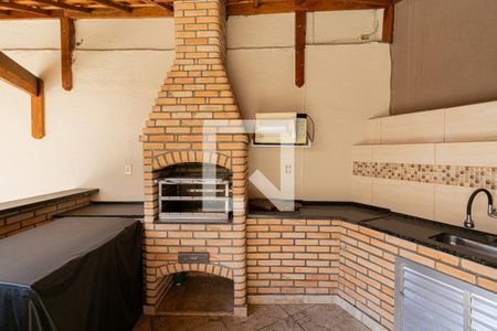 Área Comum - Churrasqueira de casa de condomínio à venda com 2 quartos, 71m² em Vila Carmosina, São Paulo