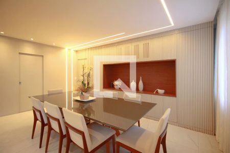 Sala de Jantar de apartamento à venda com 4 quartos, 190m² em Santa Lúcia, Belo Horizonte