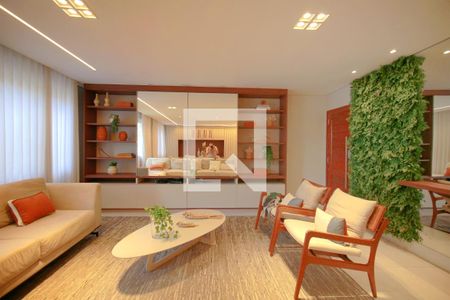 Sala de apartamento à venda com 4 quartos, 190m² em Santa Lúcia, Belo Horizonte