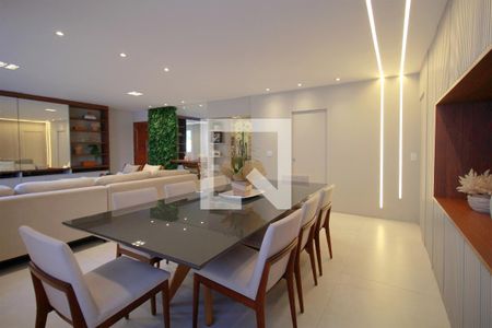 Sala de Jantar de apartamento à venda com 4 quartos, 190m² em Santa Lúcia, Belo Horizonte
