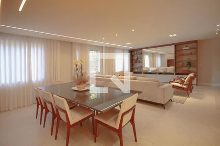 Sala de Jantar de apartamento à venda com 4 quartos, 190m² em Santa Lúcia, Belo Horizonte