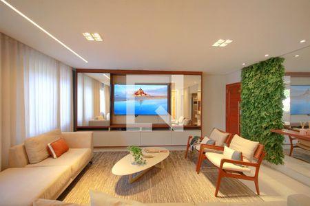 Sala de apartamento à venda com 4 quartos, 190m² em Santa Lúcia, Belo Horizonte