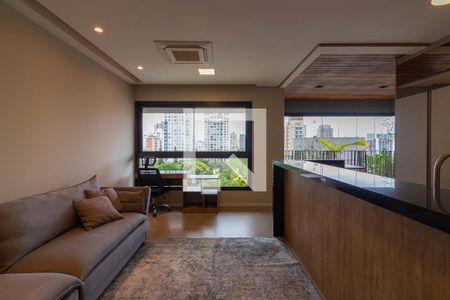 Sala de apartamento para alugar com 2 quartos, 81m² em Vila Olímpia, São Paulo