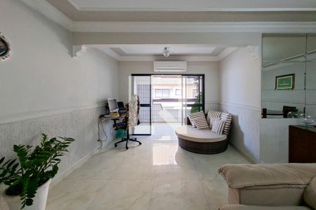 Sala de apartamento para alugar com 3 quartos, 120m² em Vila Caiçara, Praia Grande