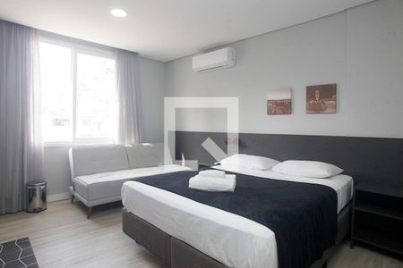 Studio - Sala / Quarto / Cozinha de kitnet/studio para alugar com 1 quarto, 28m² em Centro Histórico, Porto Alegre