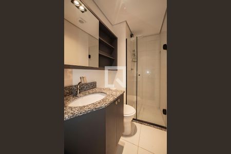 Banheiro de kitnet/studio para alugar com 1 quarto, 24m² em Vila da Saúde, São Paulo