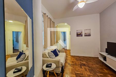 Sala de apartamento à venda com 1 quarto, 53m² em Centro, Belo Horizonte