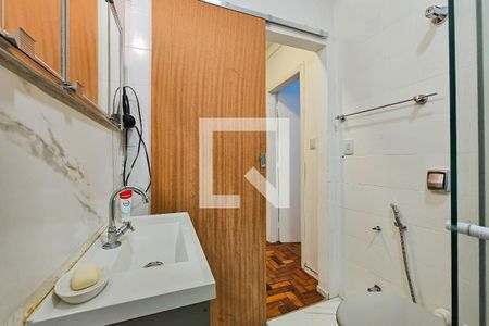 Banheiro de apartamento à venda com 1 quarto, 53m² em Centro, Belo Horizonte