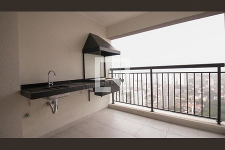 Varanda da Sala/cozinha de apartamento para alugar com 2 quartos, 63m² em Vila Independencia, São Paulo