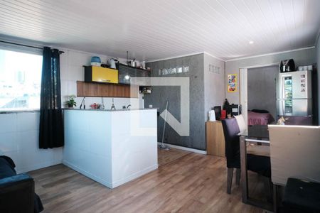 Sala/Cozinha de casa para alugar com 1 quarto, 40m² em Parque Boturussu, São Paulo